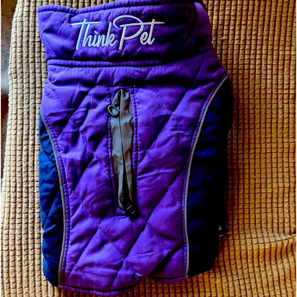 Dog Harness Jacket. XS. Purple. New.
